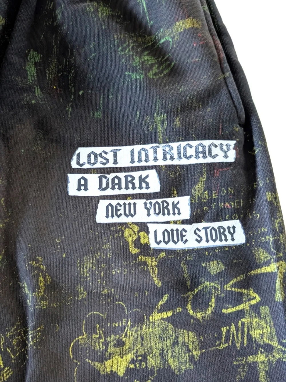 Lost Intricacy Sweatpants Decay Archive Dark New York Love Story Mens XL